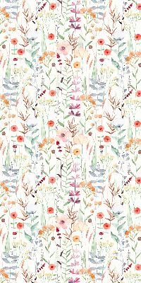 Fabric roller blind Colorful flowers