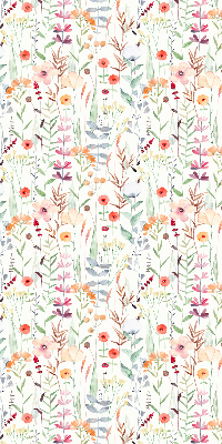 Fabric roller blind Colorful flowers