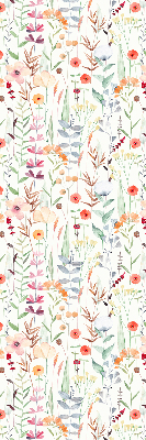 Fabric roller blind Colorful flowers