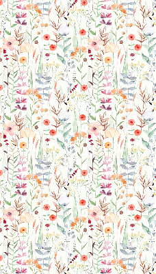 Fabric roller blind Colorful flowers