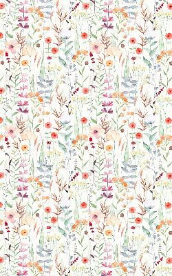 Fabric roller blind Colorful flowers