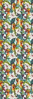 Modern roller blind Birds and flowers