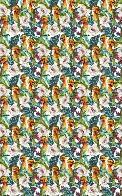 Modern roller blind Birds and flowers