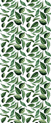Roller blind for large window Leaves falling from trees