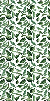 Roller blind for large window leaves falling from trees pattern