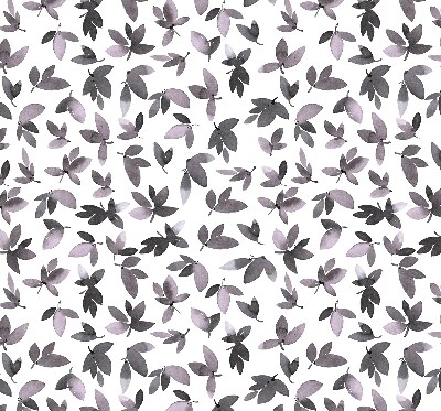 Fabric roller blind Dark pink leaves