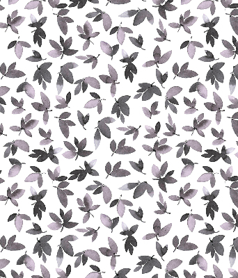 Fabric roller blind Dark pink leaves