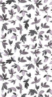 Fabric roller blind Dark pink leaves