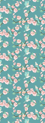Modern roller blind Birds among the branches