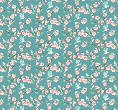 Modern roller blind Birds among the branches
