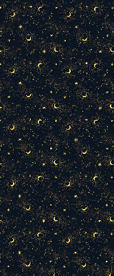 Roller blind modern moon and stars pattern