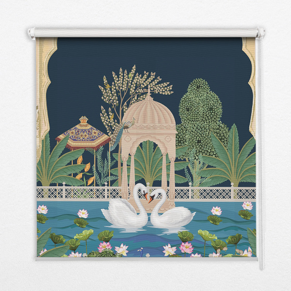Roller blind for large window Garden