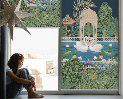 Roller blind for large window Garden
