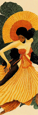 Fabric roller blind Dancer