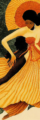 Fabric roller blind Dancer