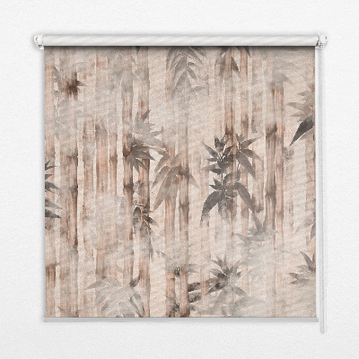 Fabric roller blind Leaves