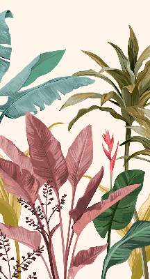 Roller blind for large window Colorful leaves