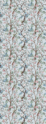 Modern roller blind Flower vines on a light background
