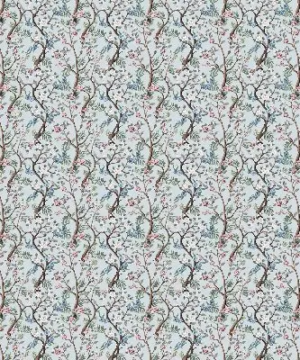 Modern roller blind with flower vines on a light background