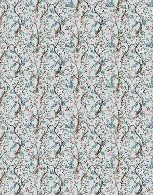 Modern roller blind with flower vines on a light background