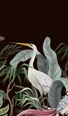 Modern roller blind Birds in the leaves