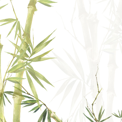 Fabric roller blind bamboo style