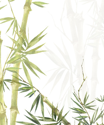 Fabric roller blind bamboo style