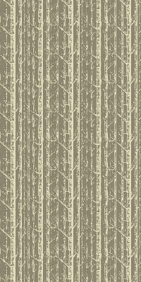 Roller blind for large window Tree trunks