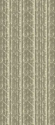 Tree trunks roller blind for large windows