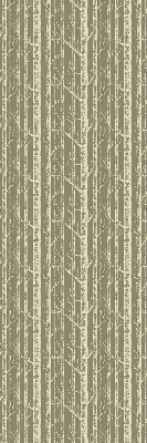 Roller blind for large window Tree trunks