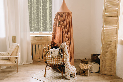 Roller blind for large window Tree trunks