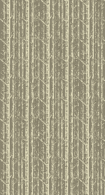 Roller blind for large window Tree trunks