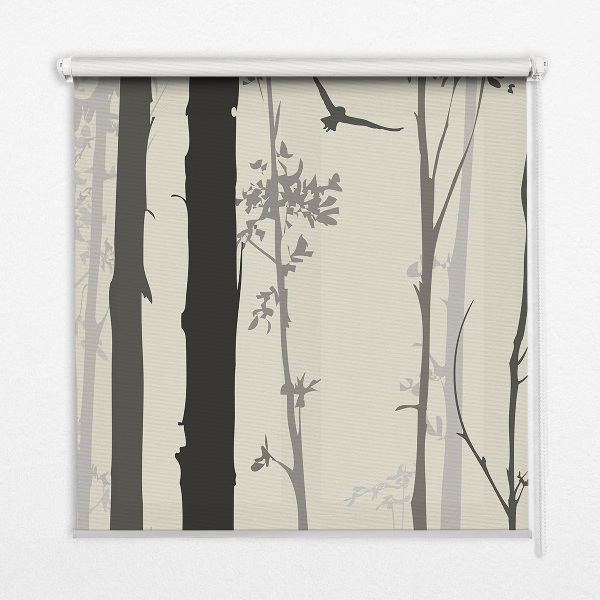 Fabric roller blind Trees