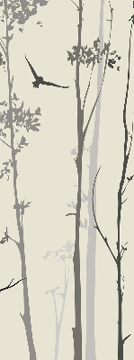 Fabric roller blind Trees