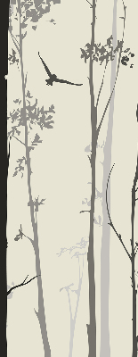 Fabric roller blind Trees