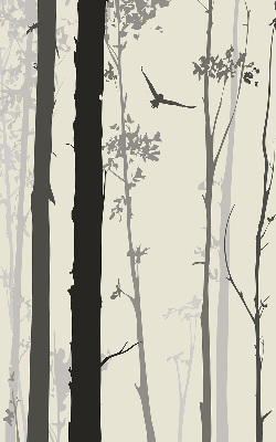 Fabric roller blind Trees