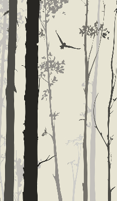 Fabric roller blind Trees