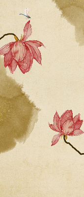 Modern roller blind Flowers