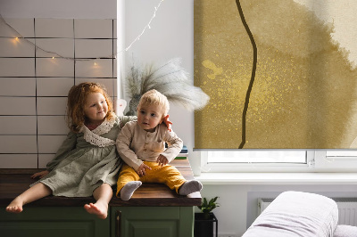 Modern roller blind Flowers