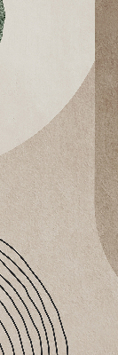 Modern roller blind abstraction design