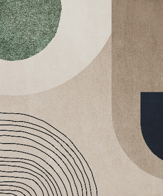Modern roller blind abstraction design