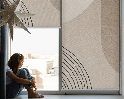 Modern roller blind Abstraction