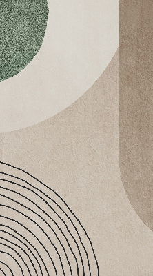 Modern roller blind abstraction design