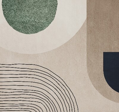 Modern roller blind abstraction design