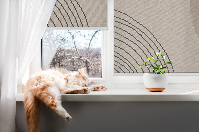 Modern roller blind Abstraction