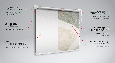 Fabric roller blind Abstraction
