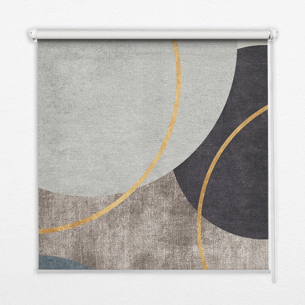 Modern roller blind abstraction design