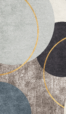 Modern roller blind abstraction design