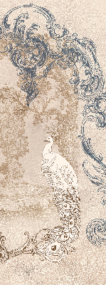 Modern roller blind Vintage birds