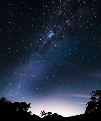 Fabric roller blind Starry sky